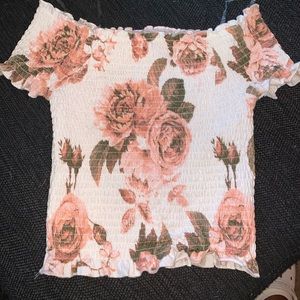 Off the shoulder shirt